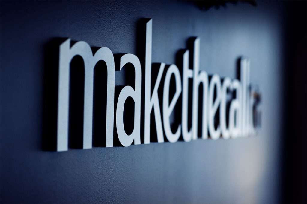 Make the Call sign in Roebothan McKay Marshall law office.